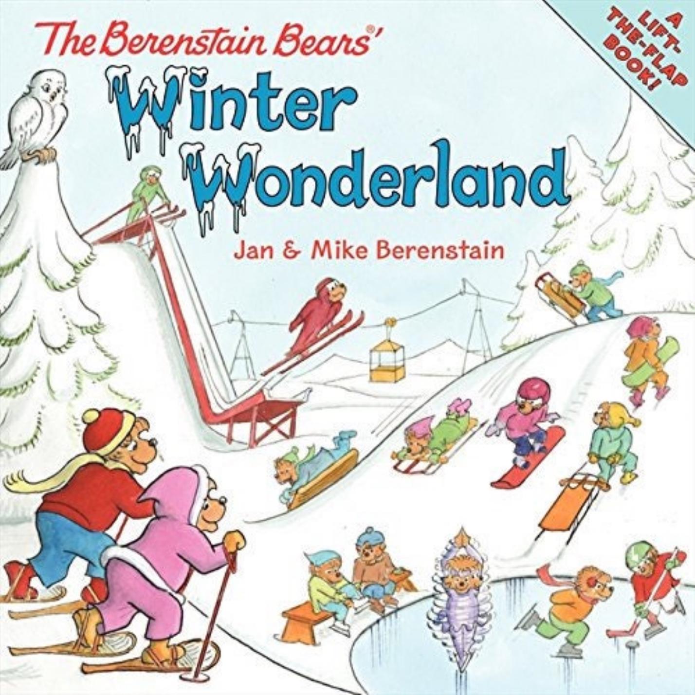 The Berenstain Bears WINTER WONDERLAND - A Lift-The-Flap Book! Pristine NEW Paperback Book, Wonderful Interactive Children's Gift!