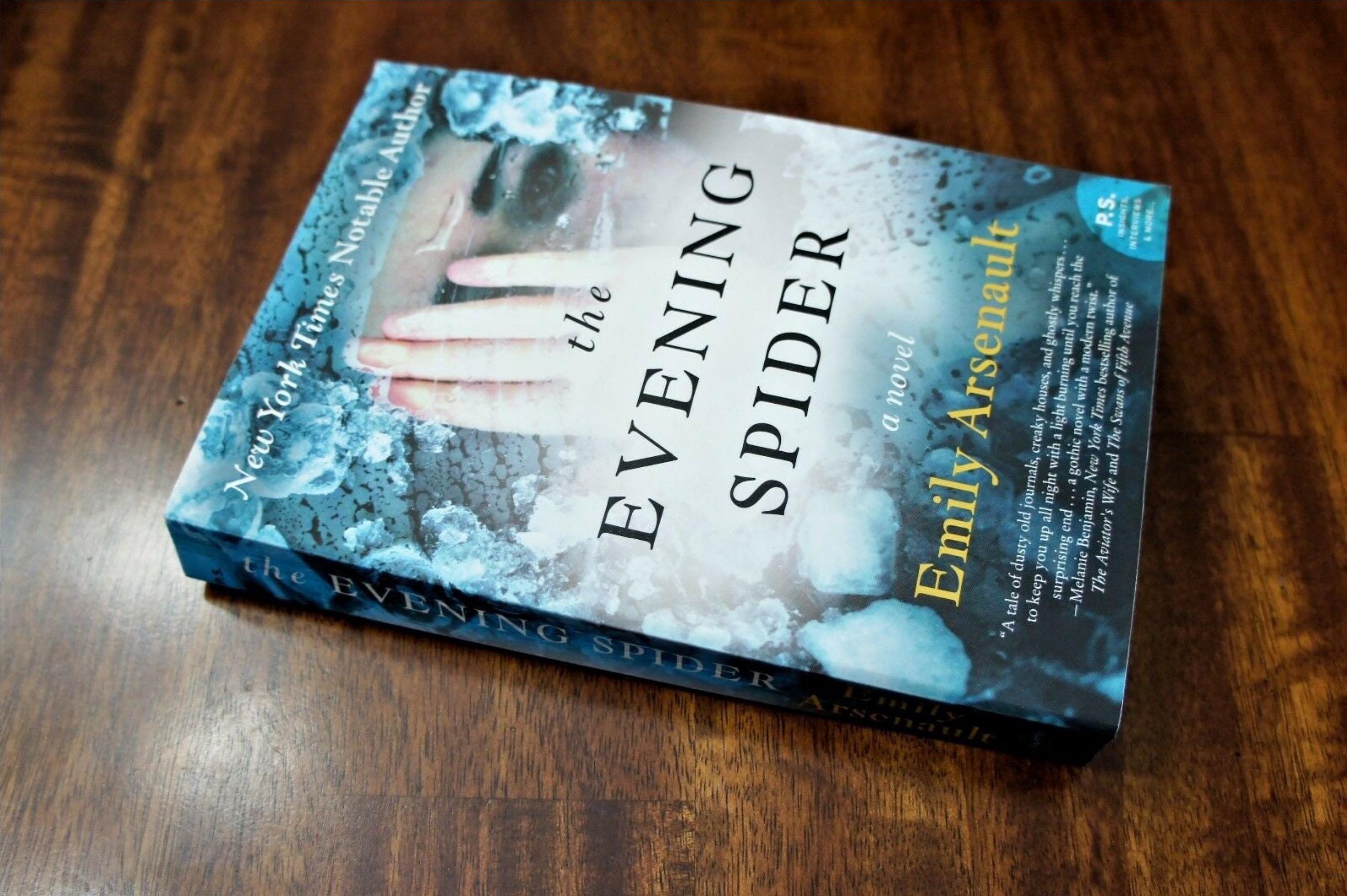 The EVENING SPIDER by Emily Arsenault - NEW Book! Perfect Gift for Historical True Crime Fans!