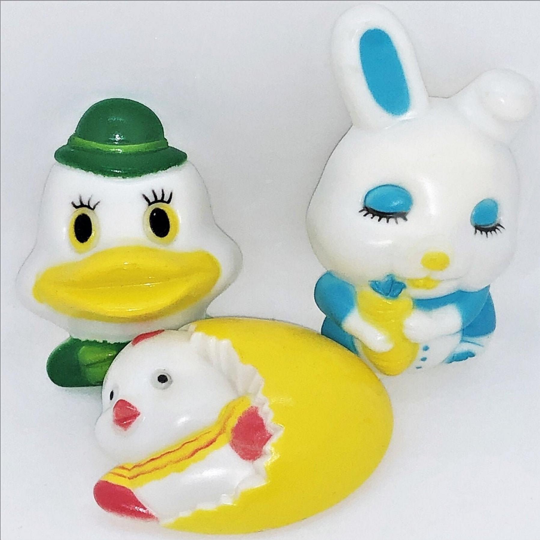 Vintage Happy EASTER CLICKER TOYS (Lot of 3) Party Favors - Noise Makers - Clickers / Clackers - Mint Condition!!! B. Shackman