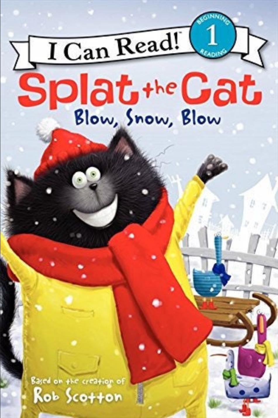 I Can Read! Splat the Cat BLOW, SNOW, BLOW - New Condition Book! Perfect Gift for New Readers Aged 4+ Years, Etsy Best Price!