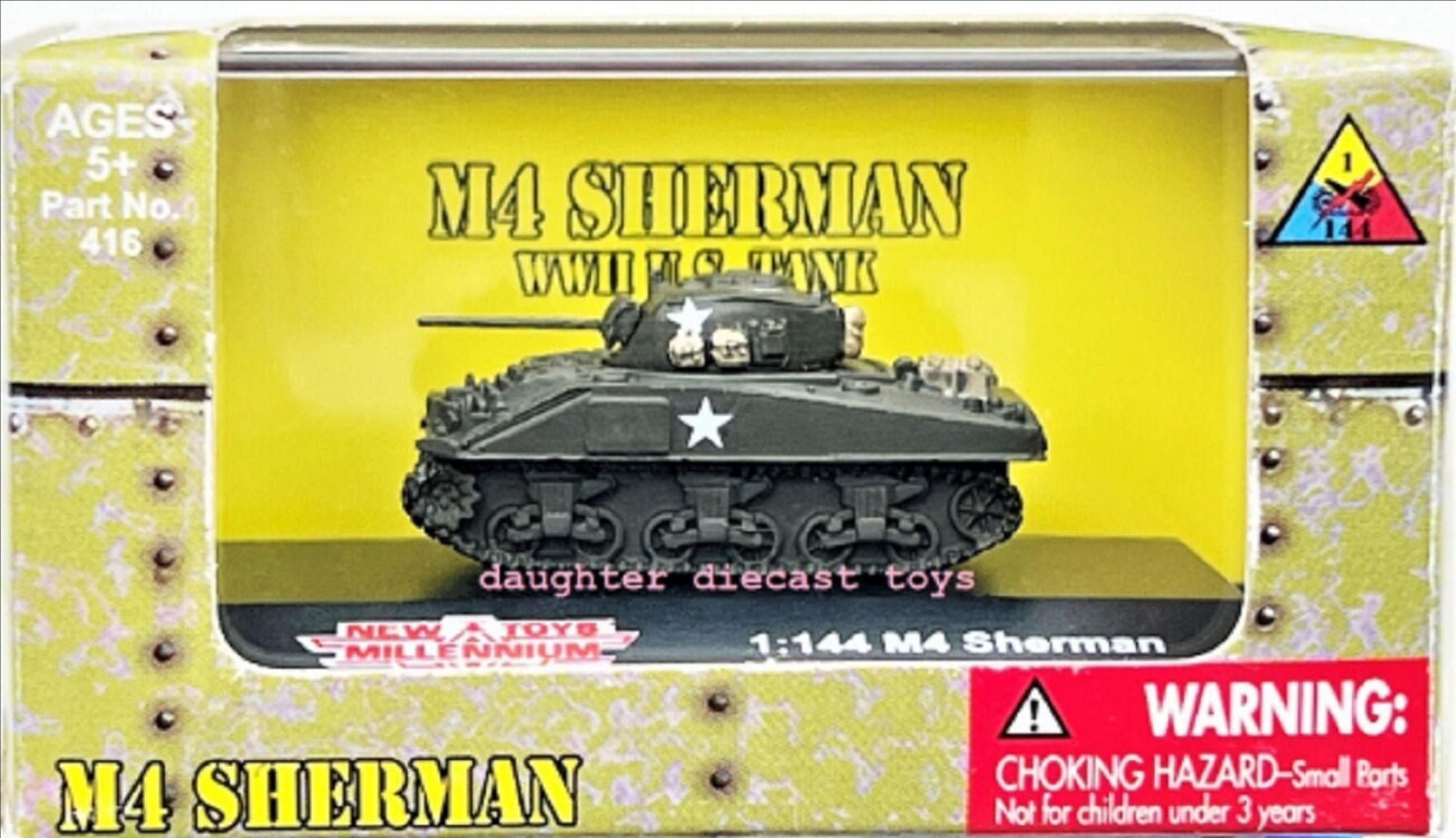 WWII SHERMAN TANK -1:144 Scale-Intricate mini-replica in Pristine Condition! Perfect Gift for Military History Buffs & Diorama Artwork!
