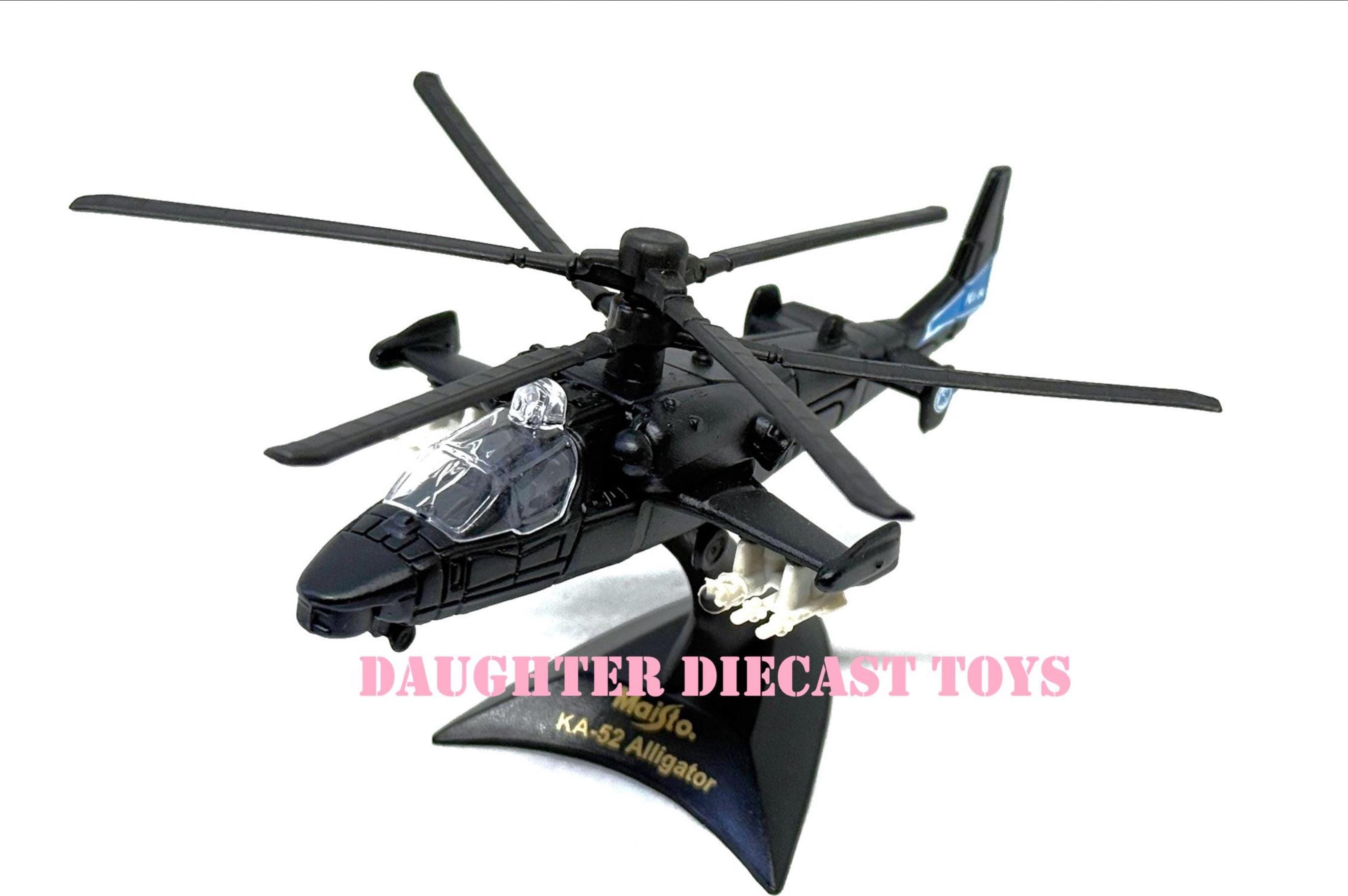 RUSSIAN ATTACK HELICOPTER -Adult Collector Diecast Metal-w/Stand-Pristine Condition-Perfect Gift Military Aircraft Enthusiasts!