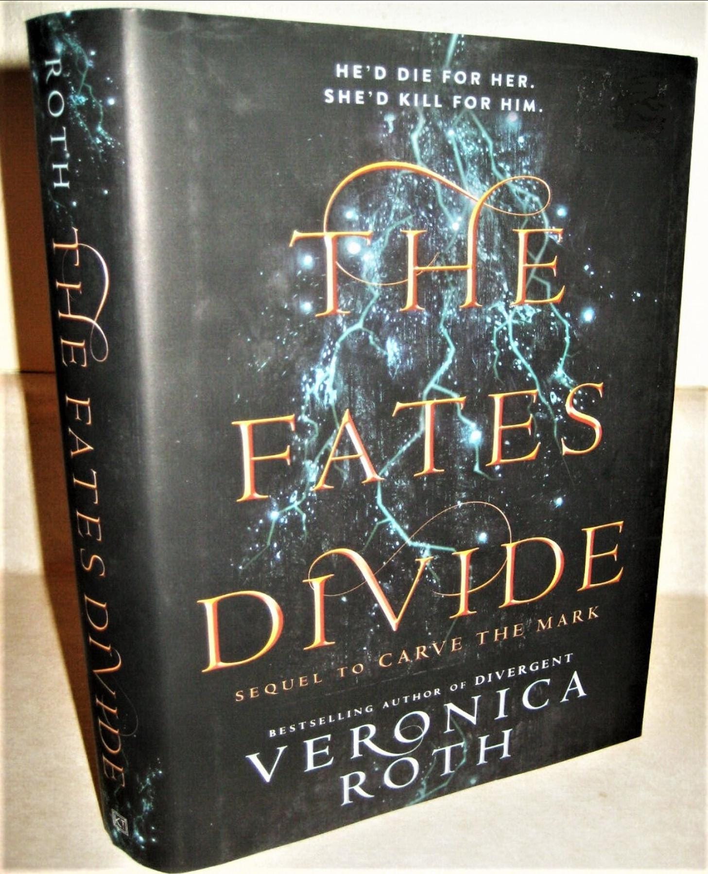 The FATES DIVIDE by Veronica Roth - New Hardcover Book - Etsy BEST Price! - Sequel to "Carve The Mark" Perfect Gift!
